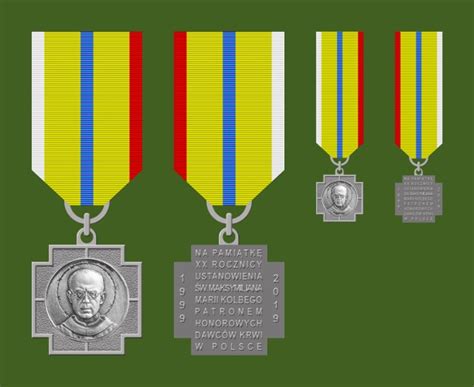 Medal Pamiątkowy XX Rocznicy Ustanowienia Św Maksymiliana Marii