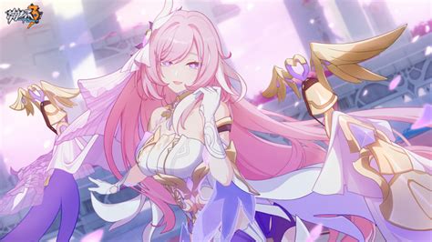 Anime Girls Elysia Honkai Impact 3rd HD Wallpaper Rare Gallery