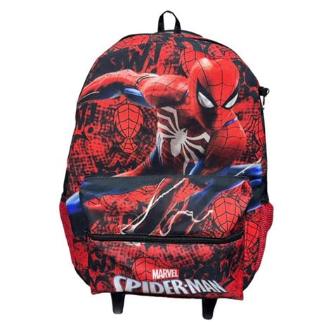 Mochila Homem Aranha Spiderman Rodinha Escolar Juvenil Shopee Brasil