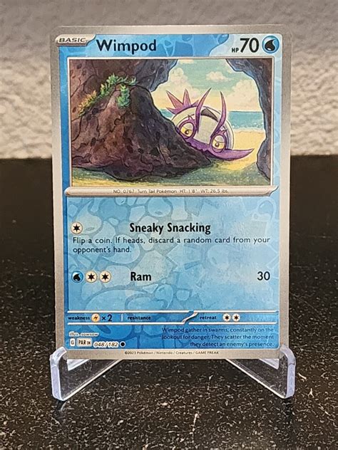 Pok Mon Tcg Wimpod Paradox Rift Reverse Holo Uncommon Ebay