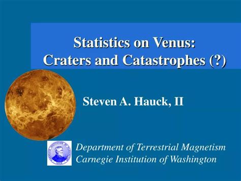 Ppt Statistics On Venus Craters And Catastrophes Powerpoint