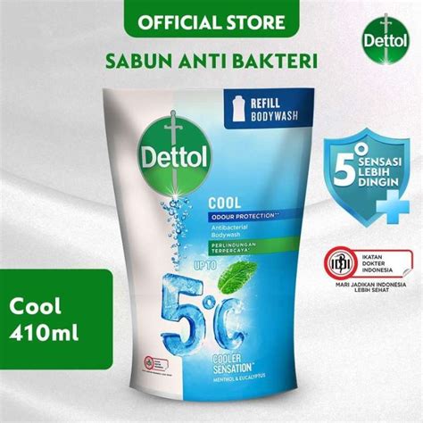 Jual Dettol Sabun Mandi Cair 410ml Pouch Sabun Cair Anti Bakteri