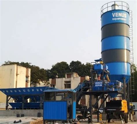 Electric Automatic CCP 25 Mobile Concrete Batching Plant At Rs 2575000