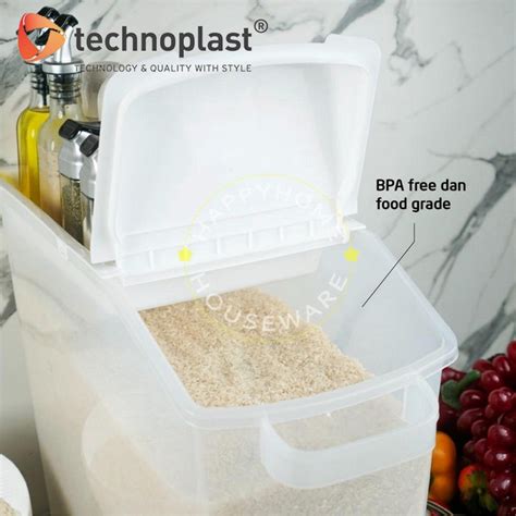 Jual RICE BOX STORAGE 12kg Tempat Penyimpanan Beras 12kg Serbaguna