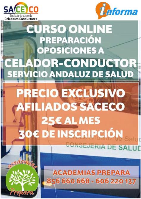 Curso Online Preparaci N Oep Celador Conductor Saceco