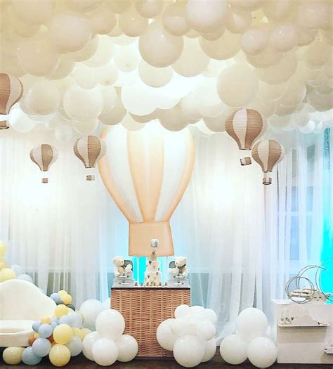 Hot Air Balloon Baby Shower Party Ideas Photo Of Artofit