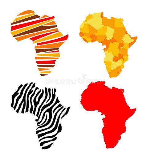 Africa Map Vector Illustration Ilustração do Vetor Ilustração de