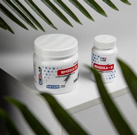 Омега-3 GSS Lab Omega-3 (EPA 180мг / DHA 120мг), 60 капсул | Body Pro