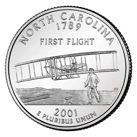 2001 North Carolina Quarter Coins Of America