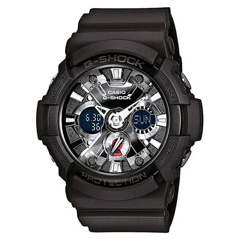 Ripley RELOJ CASIO G SHOCK HOMBRE ANÁLOGO DIGITAL GA201 1A ACUÁTICO