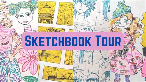 Sketchbook Tour Flipthrough Youtube