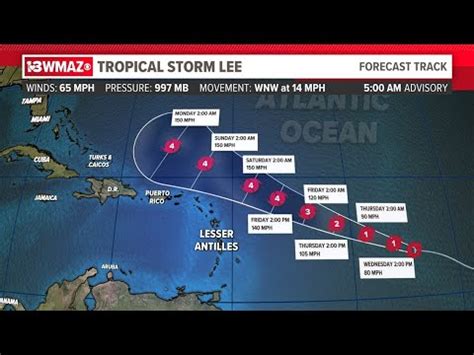 Ver Hurac N Lee En Vivo Recorrido Online De La Tormenta Tropical En