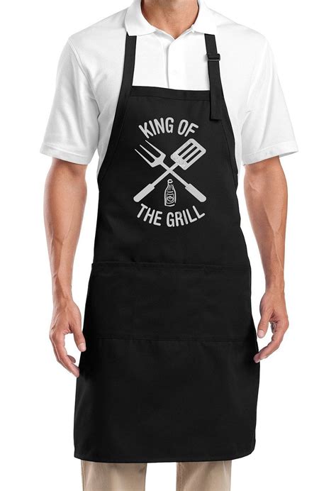 Mens King Of The Grill Bbq Apron