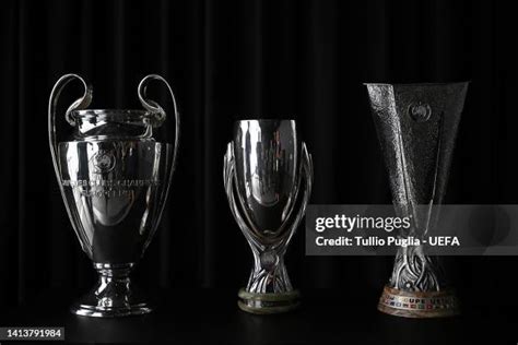 uefa champions league uefa super cup uefa europa league trophy