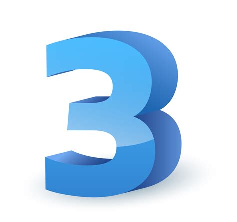 3 Number Png Transparent Images Png All Riset
