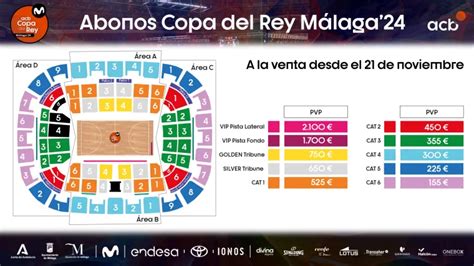 Entradas Y Abonos Para La Copa Del Rey De Baloncesto 2024 Precios