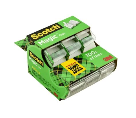 3m Scotch Magic Tape 19mm X 762m Cat105transparentgood Adhesion