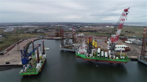 Dogger Bank Team Confirms Able Seaton Port For Wind Turbine