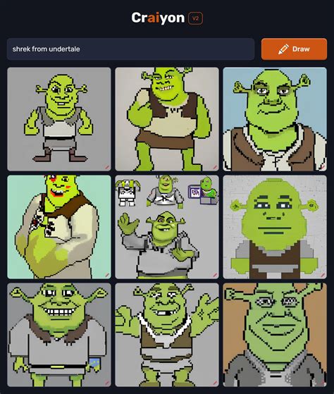 Shrek From Undertale Rweirddalle