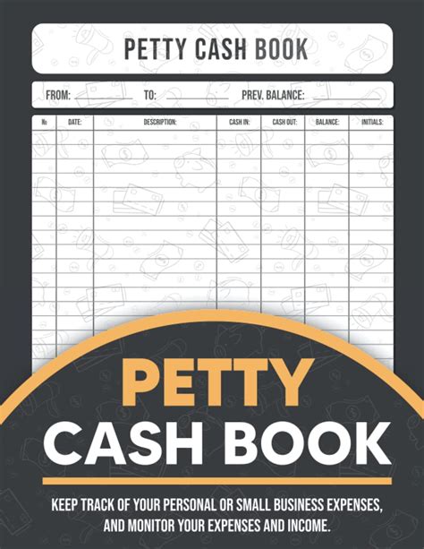 Buy Petty Cash Book Ledger Daily Cash Flow Log Book A Large Ledger