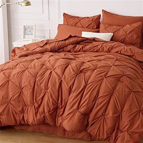 Amazon Bedsure Cal King Size Comforter Sets Pieces Pintuck