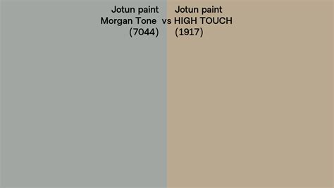 Jotun Paint Morgan Tone Vs HIGH TOUCH Side By Side Comparison