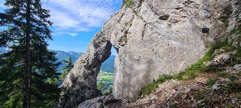 Breitenstein über Fensterl Bergtour Bayerische Voralpen