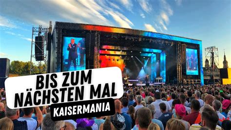 Roland Kaiser Bis Zum Nächsten Mal Live 2022 Kaisermania YouTube