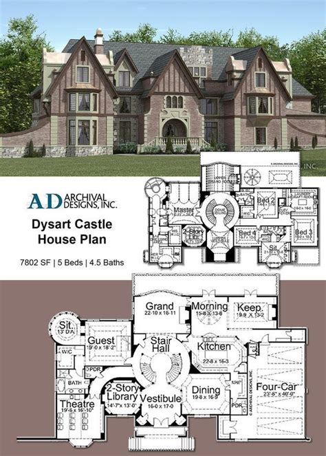 Dysart Castle House Plan Castle House Plans Mansion Floor Plan