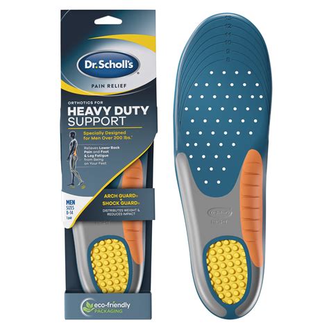 Dr Scholl S Heavy Duty Support Insoles Men Pair Trim To Fit