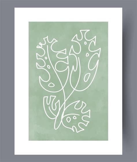 Premium Vector Still Life Petals Organic Tree Wall Art Print