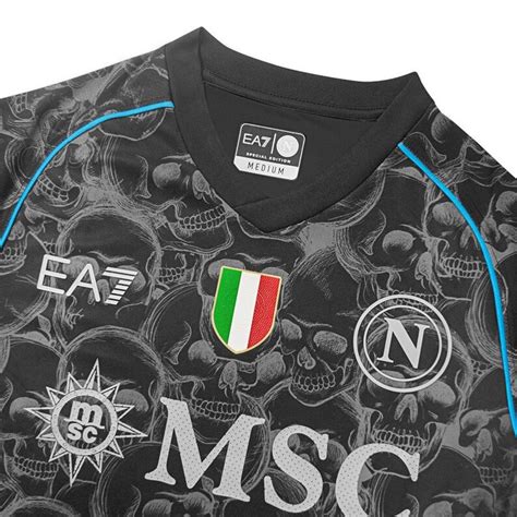 Napoli Skulls Of Naples Halloween Football Shirt Etsy