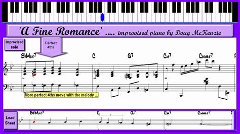 A Fine Romance Jazz Piano Tutorial Youtube