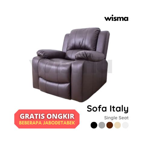 Jual Sofa Single Italy 1 Seater Sofa Satu Dudukan Sofa Minimalis