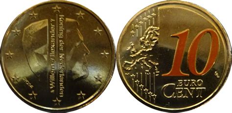 Euro Cents Willem Alexander Nd Map Geluksdubbeltje