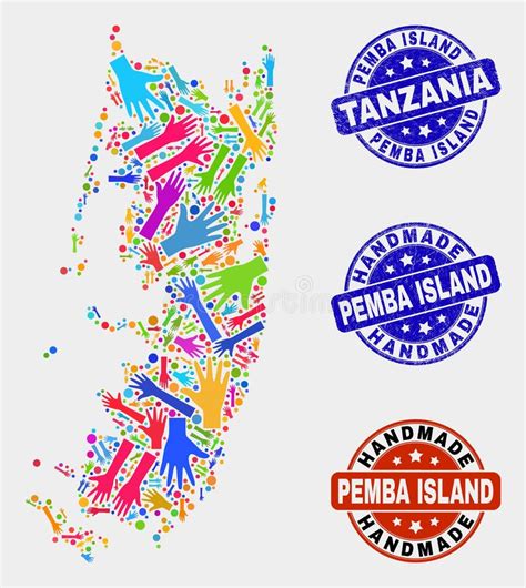 Pemba Island Map Stock Illustrations Pemba Island Map Stock