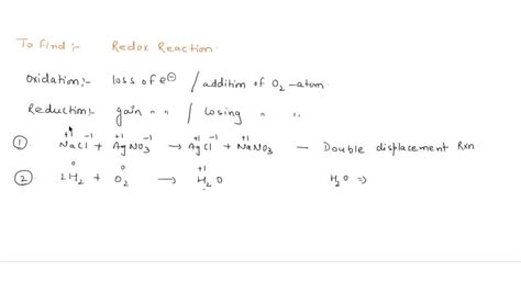 Solved Which Of The Following Equations Represents An Oxidation