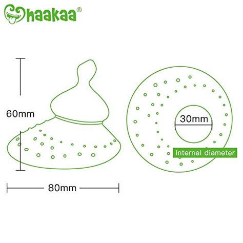 Haakaa Nipple Shield Breastfeeding With Carry Case Using For Protects Sore Cracked Nipples Flat