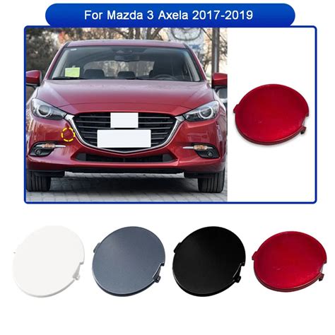 Car Front Bumper Tow Hook Cover Cap For Mazda Axela