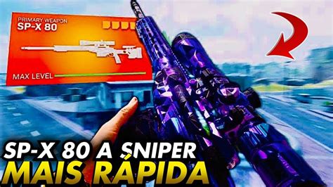 A SNIPER MAIS RÁPIDA DO WARZONE MELHOR CLASSE DE SPX 8 E MP5 SUPORTE