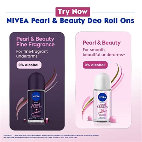 Buy Nivea Deodorant Pearl Be Roll On Ml Online At Best Price