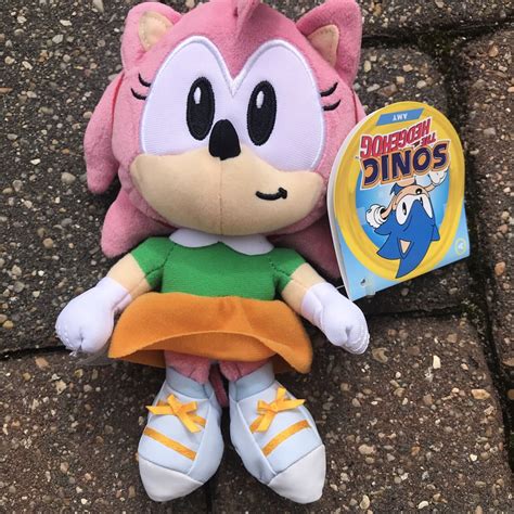 Mavin Jakks Pacific Sonic The Hedgehog Amy Rose Plush Perfect Condition