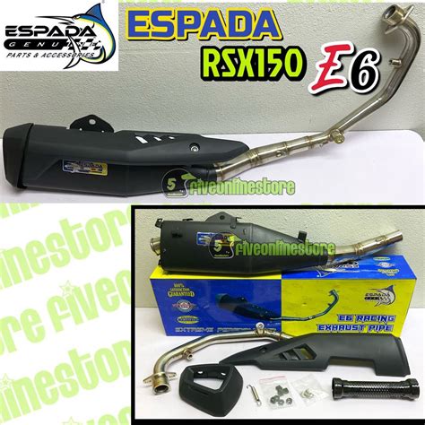 Exhaust Espada Std Cutting 100 Original Ekzos Pipe E4 E5 V5 E6 E7