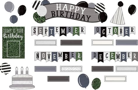 Modern Farmhouse Happy Birthday Mini Bulletin Board