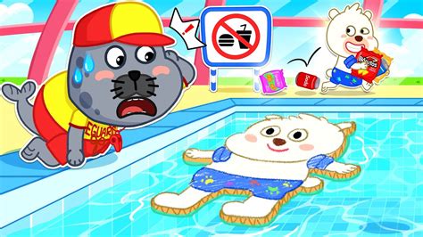 No Escondas Comida En La Piscina Juegos Divertidos En La Piscina