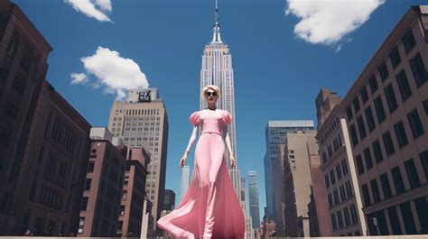 Premium AI Image Conic Giants Marilyn Monroe Takes Center Stage