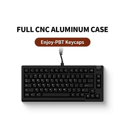 Luminkey75 75 Tri Mode Custom Keyboard Mekanikal Permainan Keyboard Hot Swappable 81 Kekunci
