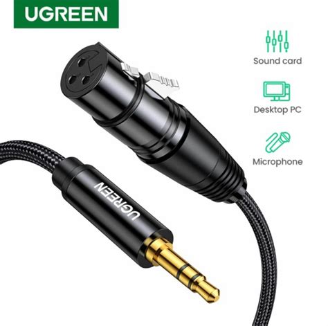 Jual Kabel Jack 3 5mm To XLR Female Audio Cable UGREEN 2 Meter