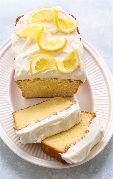 Lemon Pound Cake With Lemon Cream Cheese Frosting Recipe