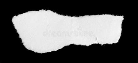 A White Piece Of Paper On A Black Isolated Background Stock Image